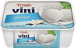 Freedo Vini Vanilyalı Dondurma 1000 ml