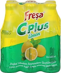 Freşa Freşa C Plus Limon Aromalı Maden Suyu 200 ml 6'lı