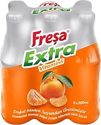 Freşa Extra Mandalina Aromalı Maden Suyu 6x200 ml