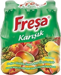 Freşa Karışık Meyve Aromalı Maden Suyu 6x200 ml