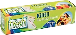 Fresh Up Küçük Boy Kilitli Buzdolabı Poşeti 12'li