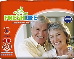 Freshlife Belbantlı Büyük Boy L 30'lu 2 Adet Hasta Bezi