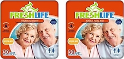 Freshlife Belbantlı Küçük Boy S 30'lu 2 Adet Hasta Bezi