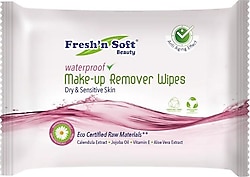 Fresh'n Soft Kuru ve Hassas Ciltler için 25'li Makyaj Temizleme Mendili