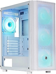 Frisby CM-106 ARGB Fanlı Beyaz 650 W ATX Oyuncu Kasası