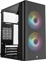 Frisby FC-8970G Rainbow Fanlı 300 W Micro ATX Oyuncu Kasası