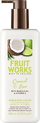 Fruit Works Coconut & Lime 500 ml Vücut Losyonu
