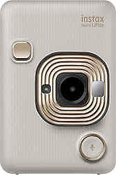 Instax Mini LiPlay Box Bej Dijital Fotoğraf Makinesi