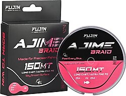 Fujin Ajime Braid 4X 150 m 0.08 mm 2.8 kg Pink İp Misina