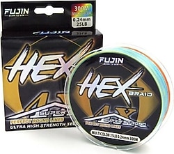 Fujin Hex Braid 4X 300 m 0.20 mm 9 kg Multicolor İp Misina