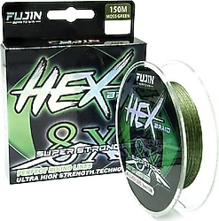 Fujin Hex Braid 8X 150 m 0.10 mm 4.5 kg Moss Green İp Misina