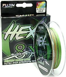 Fujin Hex Braid 8X 300 m 0.10 mm 5.4 kg Multicolor İp Misina