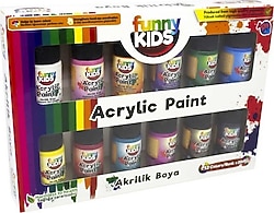 Funny Kids Multimix 20 ml 12'li Akrilik Boya Seti
