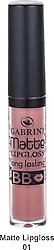 Gabrini Matte Lipgloss 01 Dudak Parlatıcısı