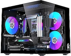 Game Master GM-X1 RGB Fanlı Siyah Micro ATX Oyuncu Kasası