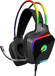 GameBooster Crown H19L RGB 7.1 Kablolu Kulak Üstü Oyuncu Kulaklığı