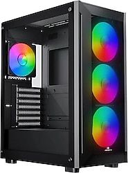 GameBooster Raider E651B Rainbow Fanlı 650 W E-ATX Oyuncu Kasası