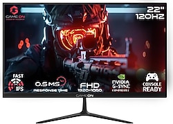 Gameon GOES22FHD120IPS 22" 0.5 ms Full HD IPS 120 Hz Oyuncu Monitörü