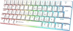 Gamepower Lyra 60M Beyaz RGB TKL Red Switch Kablolu Mekanik Oyuncu Klavyesi