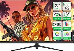 Gamepower Sonic T80 27" 0.5 ms 2K IPS 180 Hz Oyuncu Monitörü