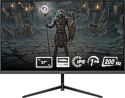 GameRaider ATUM GR27F20I 27" 1 ms Full HD IPS 200 Hz Oyuncu Monitörü