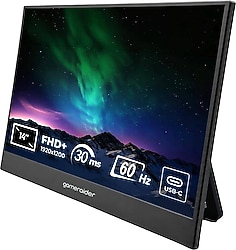 GameRaider P14 14" 30 ms WUXGA IPS 60 Hz Taşınabilir Monitör