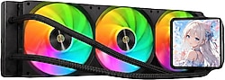 Gametech Vision ARGB LCD 360 mm Beyaz İşlemci Sıvı Soğutucu