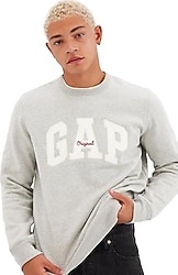 Gap Logo 852079 Bisiklet Yaka Erkek Sweatshirt