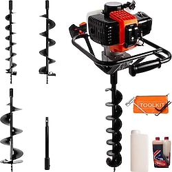Garden Pro TKDZ-03/52 SET-3 20 cm 2.1 Hp Toprak Burgu Makinesi