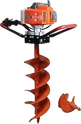 Garden Pro GP630 20 cm 3.1 Hp Çift Helezonlu Toprak Burgu Makinesi