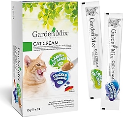 Gardenmix 24x15 gr Kedi Krema Kedi Ödül Maması