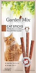 Gardenmix Dana Etli 3x5 gr Kedi Stick Ödül Maması