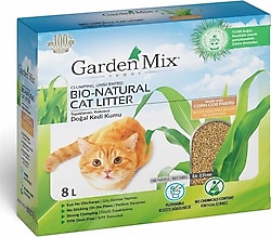 Gardenmix Mısır Lifli 8 lt Topaklanan Kedi Kumu