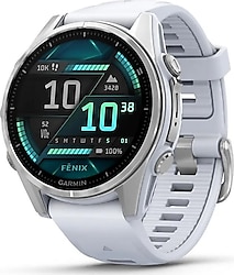Garmin Fenix 8 43mm Amoled Gümüş Akıllı Saat