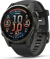 Garmin Fenix 8 47mm Amoled Karbon Gri Akıllı Saat