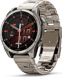 Garmin Fenix 8 47mm Amoled Titanyum Akıllı Saat