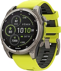 Garmin Fenix 8 51mm Solar Sarı Akıllı Saat