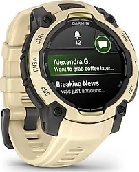 Garmin Instinct 3 45mm Amoled Krem Akıllı Saat