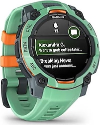 Garmin Instinct 3 45mm Amoled Yeşil Akıllı Saat