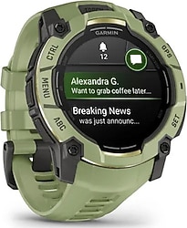 Garmin Instinct 3 50mm Amoled Açık Yeşil Akıllı Saat
