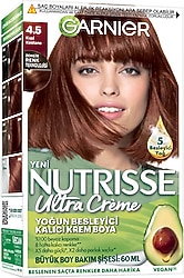 Garnier Nutrisse Ultra Creme 4.5 Kızıl Kestane Saç Boyası