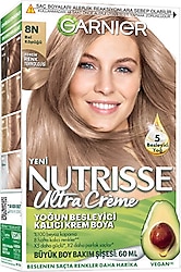 Garnier Nutrisse Ultra Creme 8N Bal Köpüğü Saç Boyası
