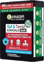 Garnier Saf ve Temiz Kömürlü Cilt Temizleme Barı 100 gr