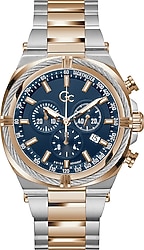 GC IronClass GCZ32001G2MF Çelik Kordon Rose Gold-Lacivert Erkek Kol Saati