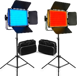 GDX CF-LED 600RGB Panel LED 2'li Işık Seti