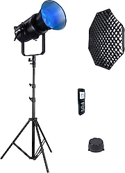 GDX EXC-180RGB-II RGB LED Gridli 120 cm Softbox Tekli Işık Seti