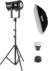 GDX EXC-220C-II Bi-Color LED 60x90 cm Softbox Tekli Işık Seti