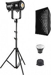 GDX EXC-220C-II Bi-Color LED Gridli 60x90 cm Softbox Tekli Işık Seti