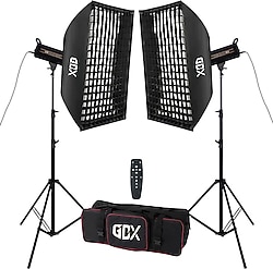 GDX HD-120II C Bi-Color 2'li Video LED Işık Seti