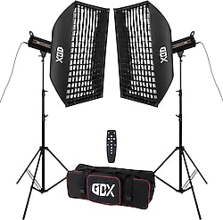 GDX HD-200II C Bi-Color 2'li Video LED Işık Seti